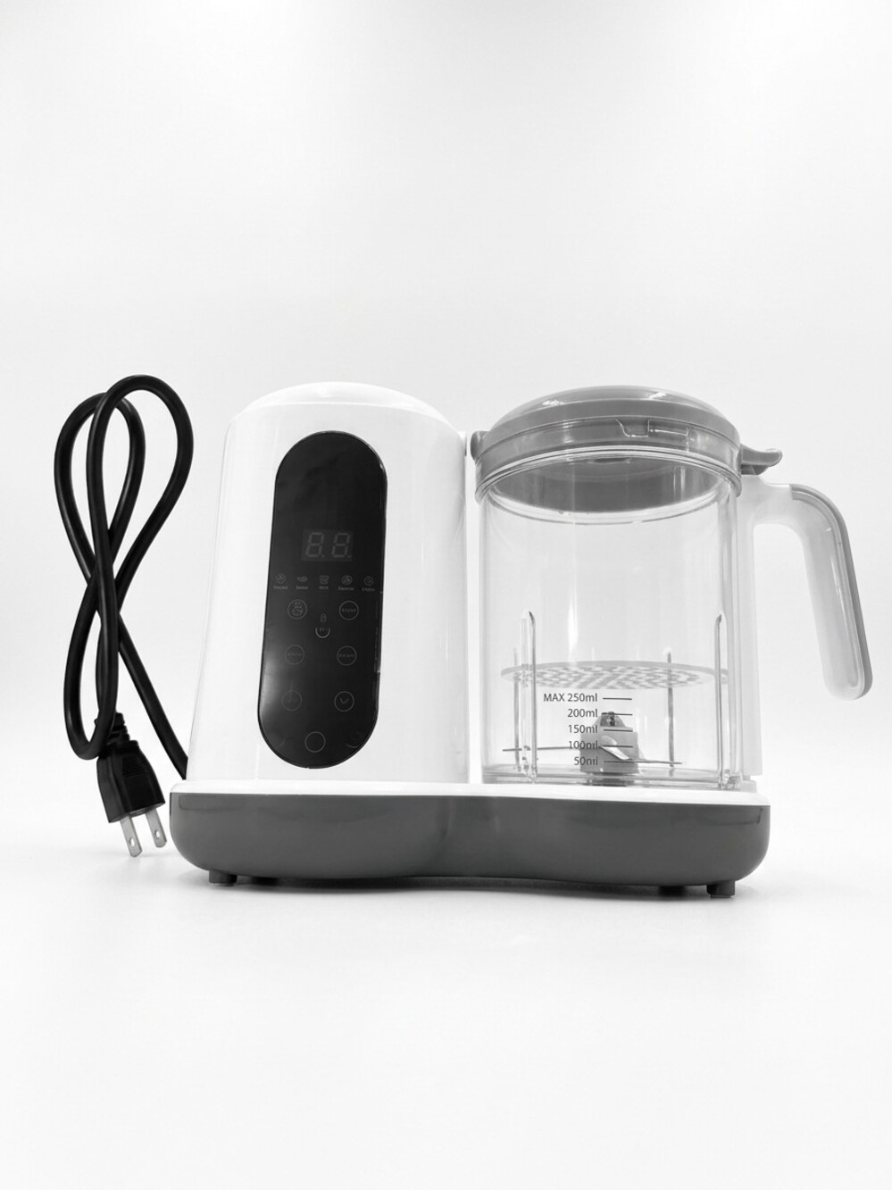 Digital Baby Food Maker White Blender Steamer Processor 250ml
